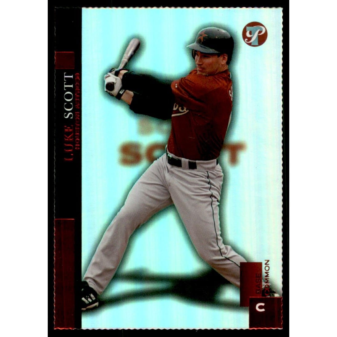 2005 Topps Pristine Die Cut Red #109 Luke Scott FY. rookie card picture