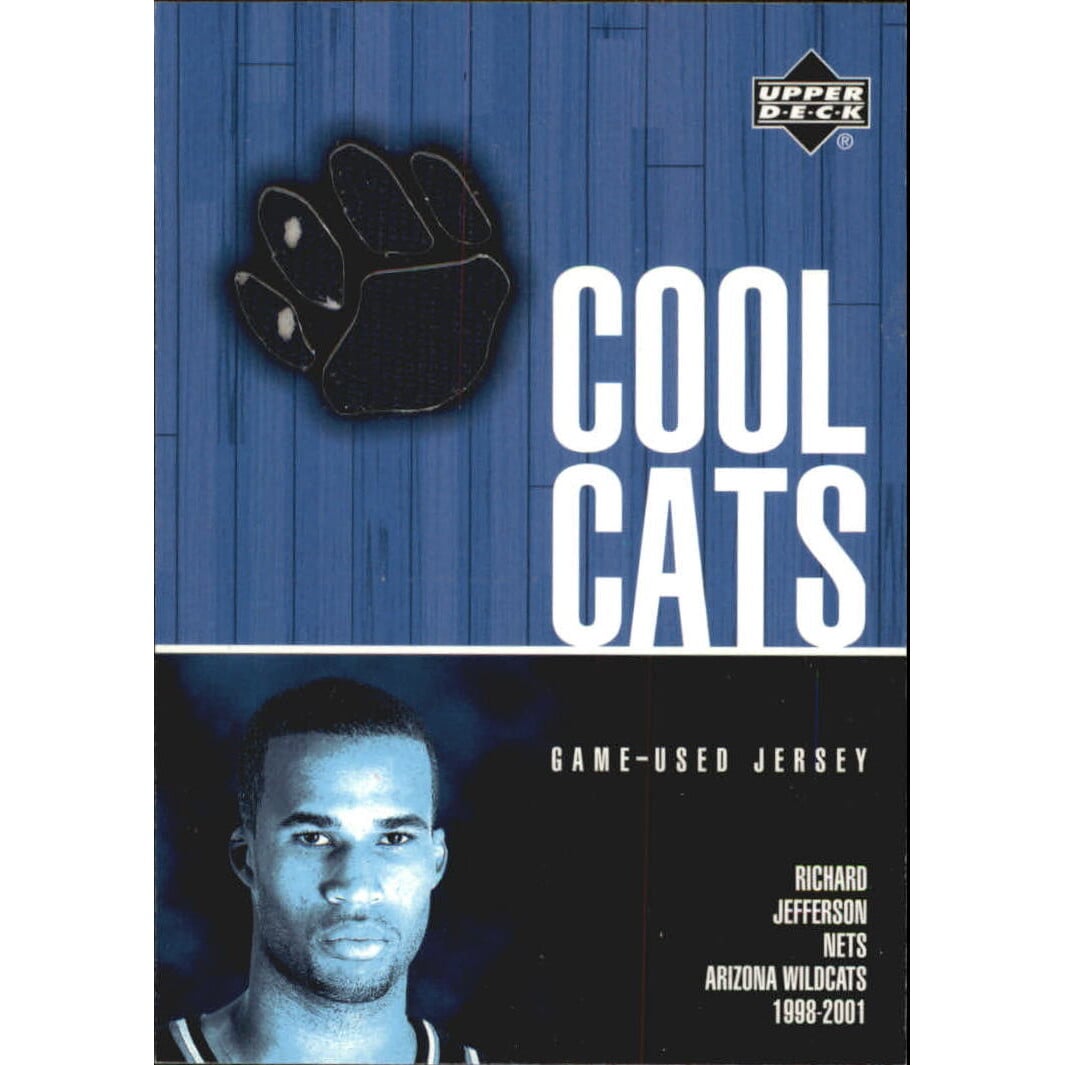 2001-02 Upper Deck Cool Cats Jerseys #RJC Richard Jefferson. rookie card picture