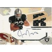 2003 SPx #199 Justin Fargas JSY AU RC