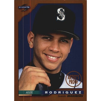 1996 Score Dugout Collection Artist's Proofs #A19 Alex Rodriguez