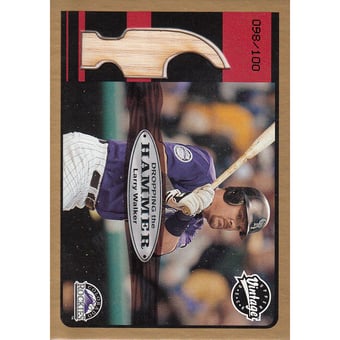 2003 Upper Deck Vintage Dropping the Hammer Gold #LW Larry Walker