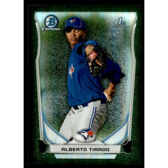 2014 Bowman Chrome Prospects Series 2 Black Static Refractors #BCP8 Alberto Tirado
