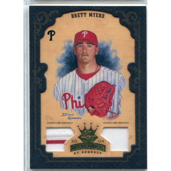 2004 Diamond Kings DK Materials Framed Gold #17 Brett Myers Jsy-Jsy/5