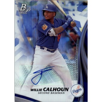 2017 Bowman Platinum Top Prospects Autographs #TPWC Willie Calhoun