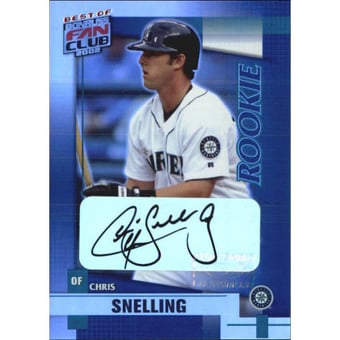 2002 Donruss Best of Fan Club Autographs #U225 Chris Snelling/50*