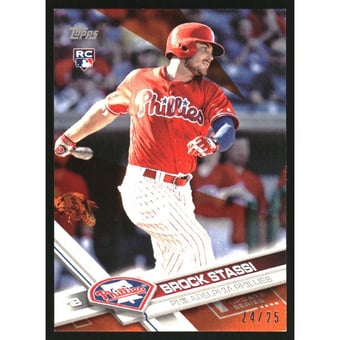2017 Topps On Demand Mini Update Orange #US171 Brock Stassi