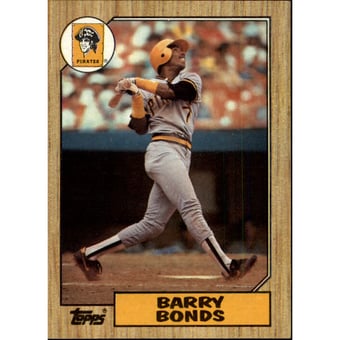 1987 Topps #320 Barry Bonds RC