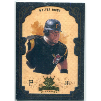 2004 Diamond Kings Framed Gold #62 Walter Young