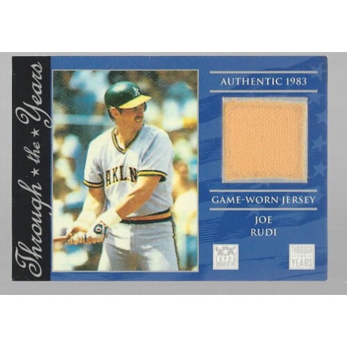 2002 Topps American Pie Through the Years Relics #JR Joe Rudi Jsy. rookie card picture