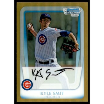 2011 Bowman Chrome Prospects Gold Refractors #BCP207 Kyle Smit