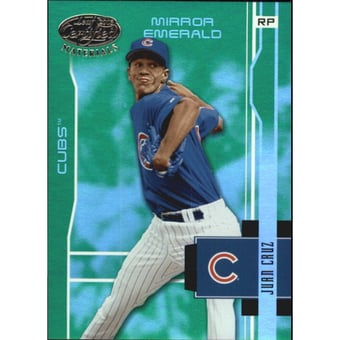 2003 Leaf Certified Materials Mirror Emerald #34 Juan Cruz