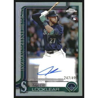 2025 Topps Chrome Rookie Autographs Refractors #RATL Tyler Locklear