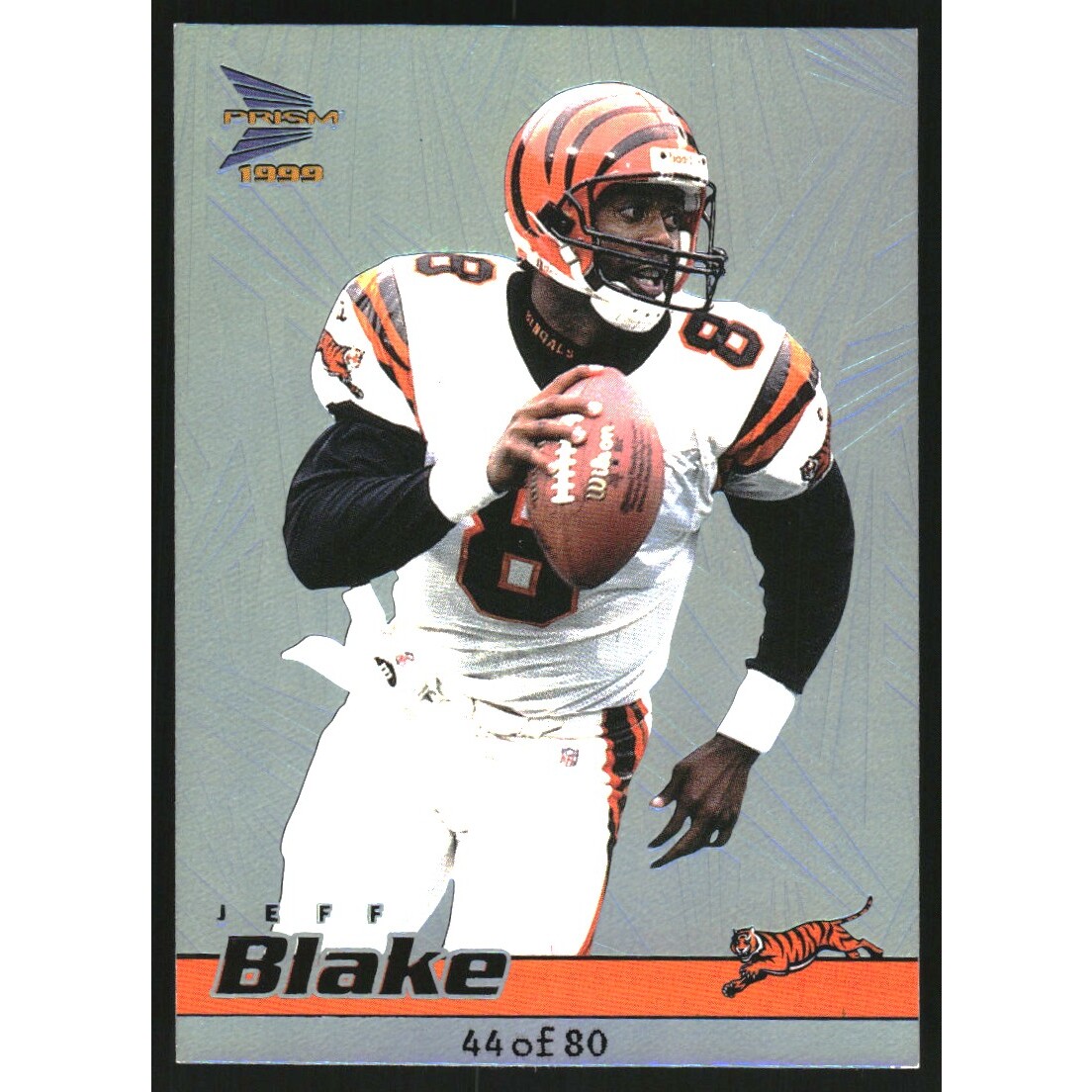 1999 Pacific Prisms Holographic Blue #28 Jeff Blake 1999 Pacific Prisms Holographic Blue #28 Jeff Blake