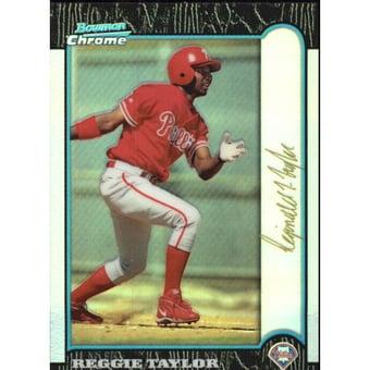 1999 Bowman Chrome Gold Refractors #326 Reggie Taylor