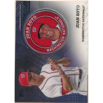 2020 Topps Player Medallions #TPMJS Juan Soto
