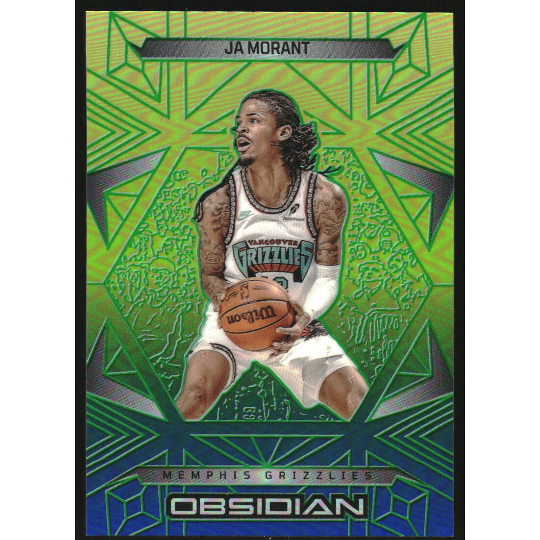 2024-25 Panini Obsidian Electric Etch Caldera #58 Ja Morant 2024-25 Panini Obsidian Electric Etch Caldera #58 Ja Morant