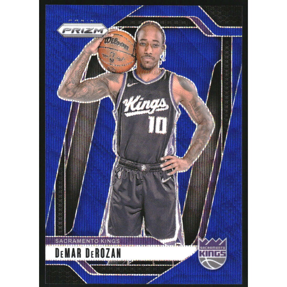 2024-25 Panini Prizm Prizms Blue Wave #117 DeMar DeRozan 2024-25 Panini Prizm Prizms Blue Wave #117 DeMar DeRozan