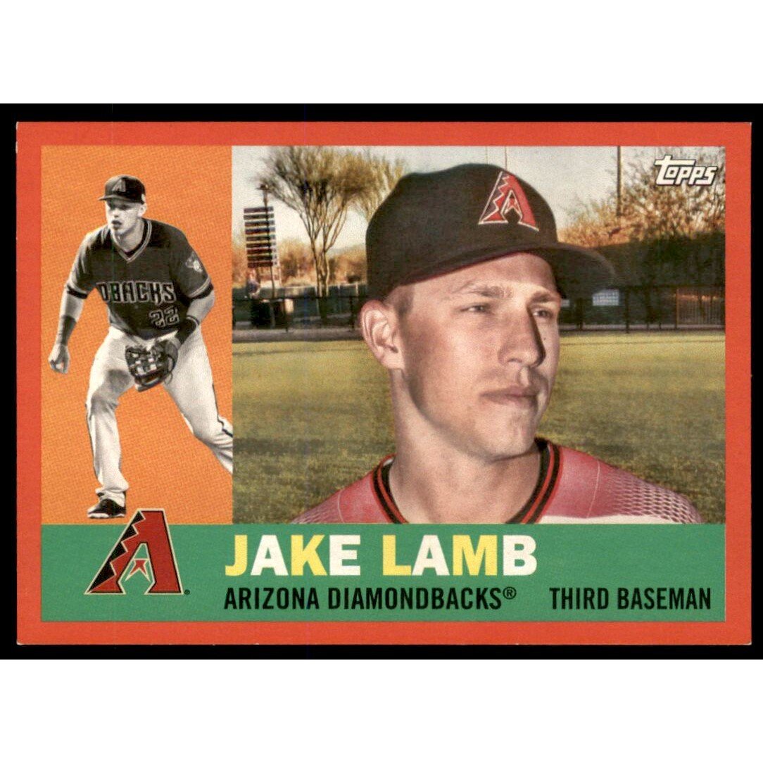2017 Topps Archives Red #98 Jake Lamb. rookie card picture