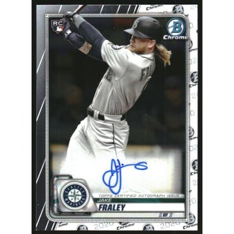 2020 Bowman Chrome Rookie Autographs #CRAJF Jake Fraley