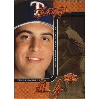 2006 Topps Co-Signers Changing Faces Gold #65C Mark Teixeira/Nolan Ryan