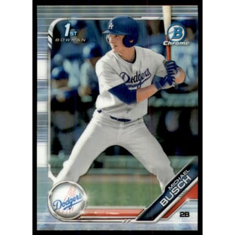 2019 Bowman Chrome Draft Refractors #BDC57 Michael Busch