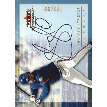 2001 Fleer Autographics Gold #97 Shannon Stewart
