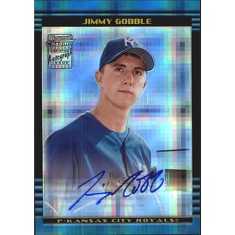 2002 Bowman Chrome X-Fractors #394 Jimmy Gobble AU A