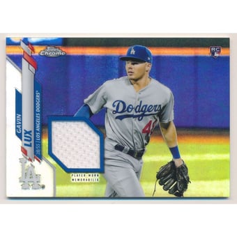 2020 Topps Factory Set Chrome Rookie Relic Refractors #CRRGL Gavin Lux