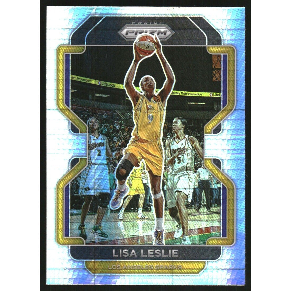 2022 Panini Prizm WNBA Prizms Hyper #60 Lisa Leslie. rookie card picture
