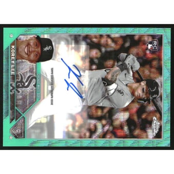 2023 Topps Chrome Update Autographs Aqua Wave Refractors #ACKL Korey Lee