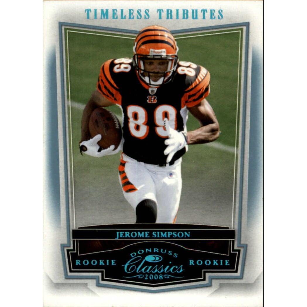 2008 Donruss Classics Timeless Tributes Platinum #192 Jerome Simpson. rookie card picture