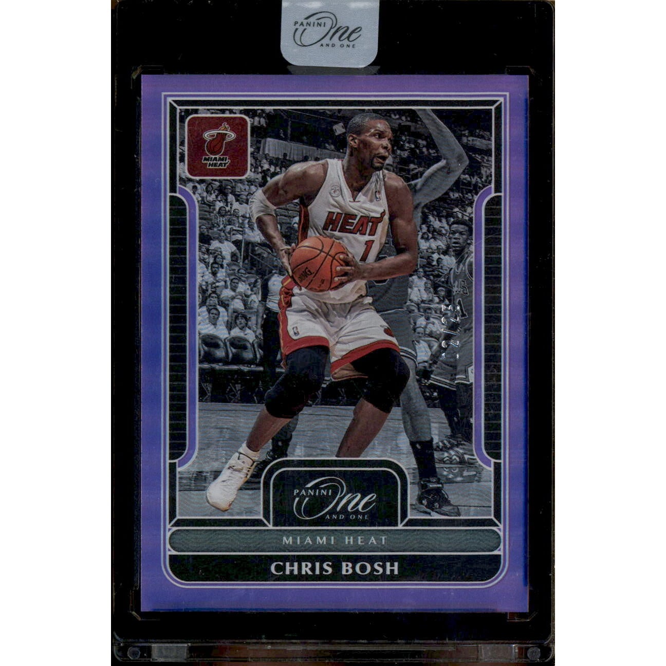 2022-23 Panini One and One Purple #169 Chris Bosh. rookie card picture