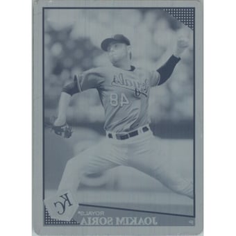 2009 Topps Chrome Printing Plates Cyan #167 Joakim Soria