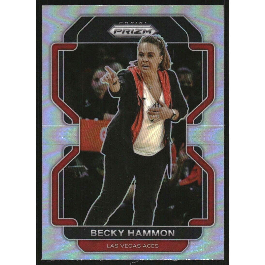 2022 Panini Prizm WNBA Prizms Silver #179 Becky Hammon. rookie card picture