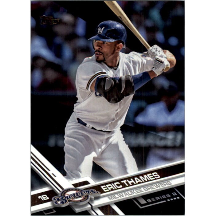 2017 Topps Black #603 Eric Thames. rookie card picture