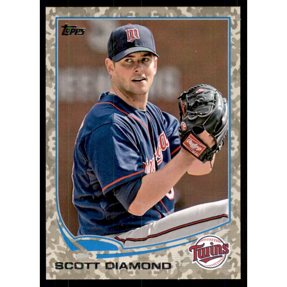 2013 Topps Camo #656 Scott Diamond. rookie card picture