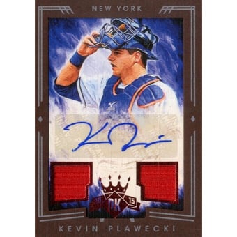 2015 Diamond Kings DK Signature Materials Framed Red #216 Kevin Plawecki/49