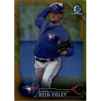 2016 Bowman Chrome Draft Gold Refractors #BDC135 Sean Reid-Foley