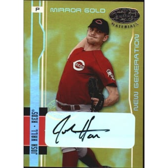 2003 Leaf Certified Materials Mirror Gold Autographs #228 Josh Hall NG/25