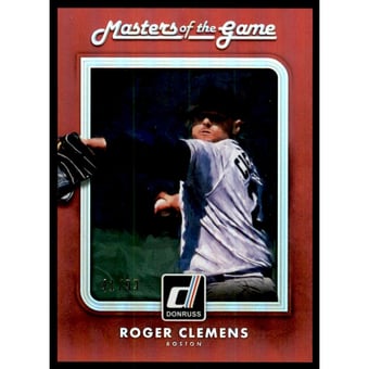 2016 Donruss Masters of the Game Red #MG2 Roger Clemens