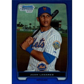2012 Bowman Chrome Prospects Blue Refractors #BCP212 Juan Lagares