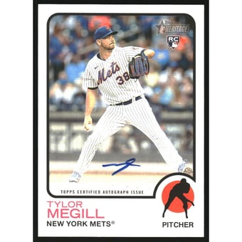 2022 Topps Heritage Real One Autographs #ROATM Tylor Megill HN