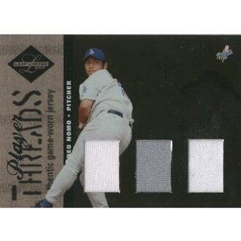 2003 Leaf Limited Player Threads Triple #8 H.Nomo Dodgers-Sox-Mets