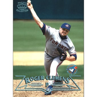 1998 Pacific Platinum Blue #215 Roger Clemens