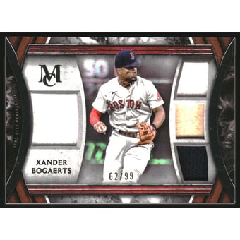 2022 Topps Museum Collection Primary Pieces Quad Relics #SPPPQRXB Xander Bogaerts