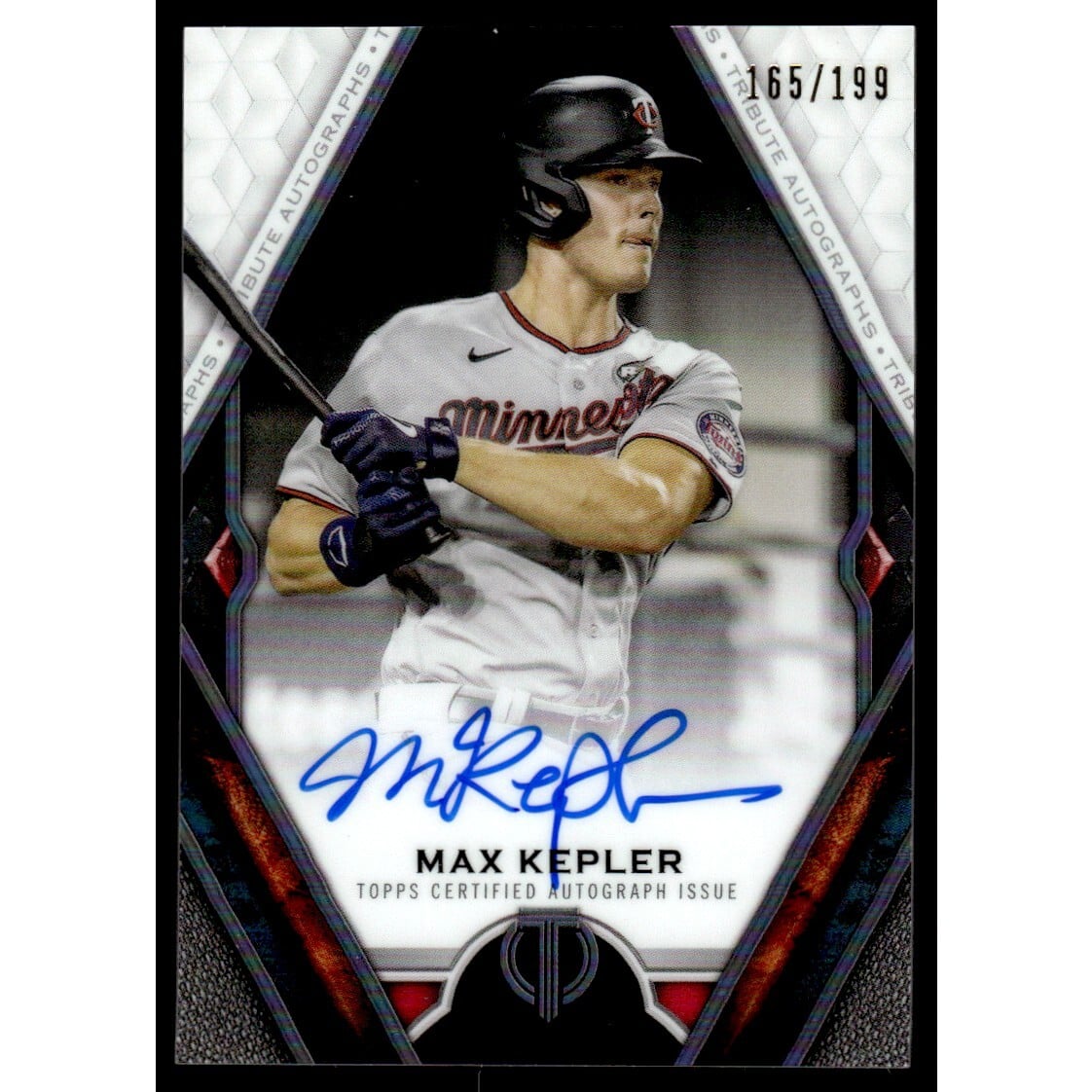 2021 Topps Tribute Autographs #TAMK Max Kepler. rookie card picture
