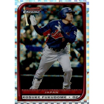 2008 Bowman Chrome X-Fractors #155b Kosuke Fukudome Japan
