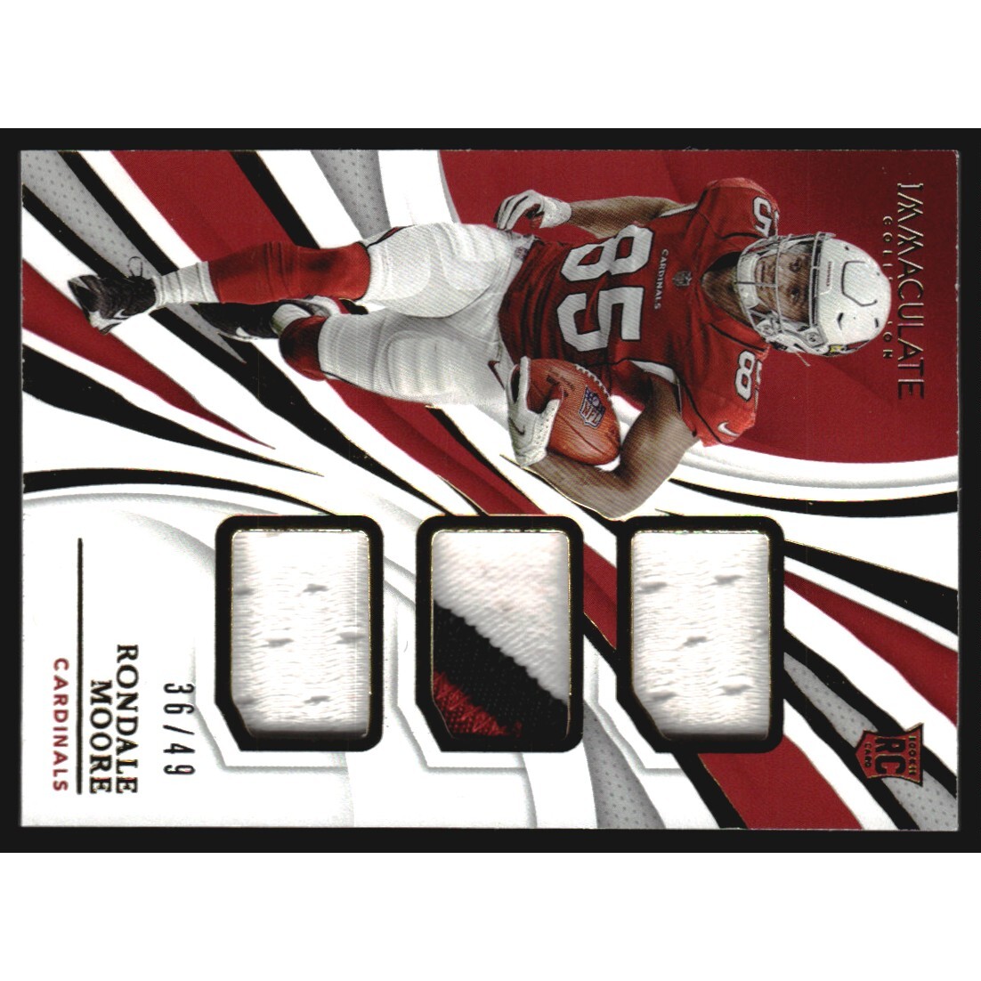 2021 Immaculate Collection Immaculate Triple Jerseys #15 Rondale Moore 2021 Immaculate Collection Immaculate Triple Jerseys #15 Rondale Moore
