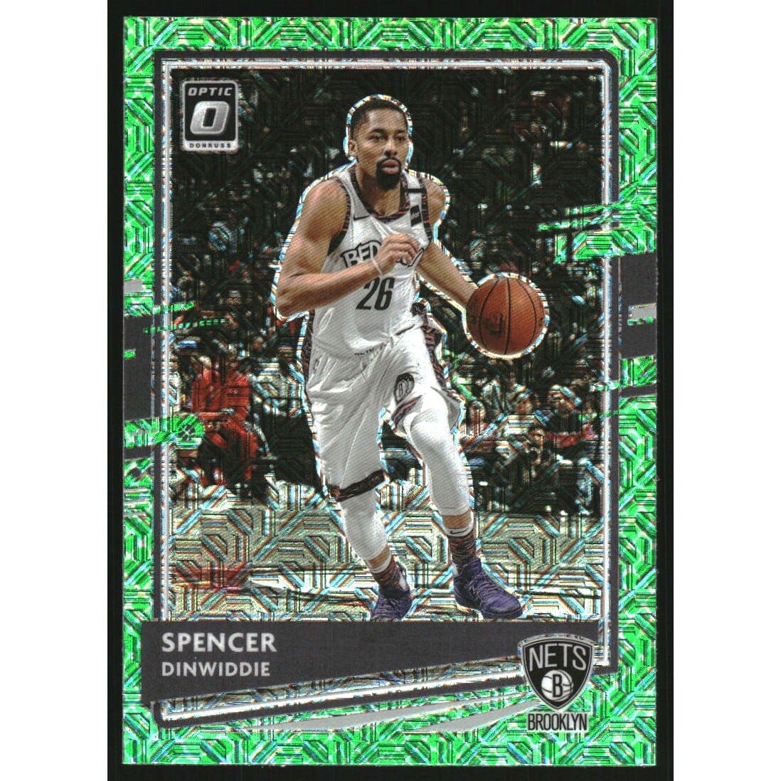 2020-21 Donruss Optic Choice Dragon #43 Spencer Dinwiddie. rookie card picture