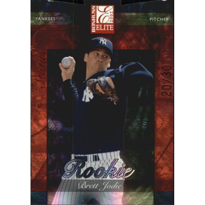 2002 Donruss Elite Status #160 Brett Jodie ROO/30. rookie card picture